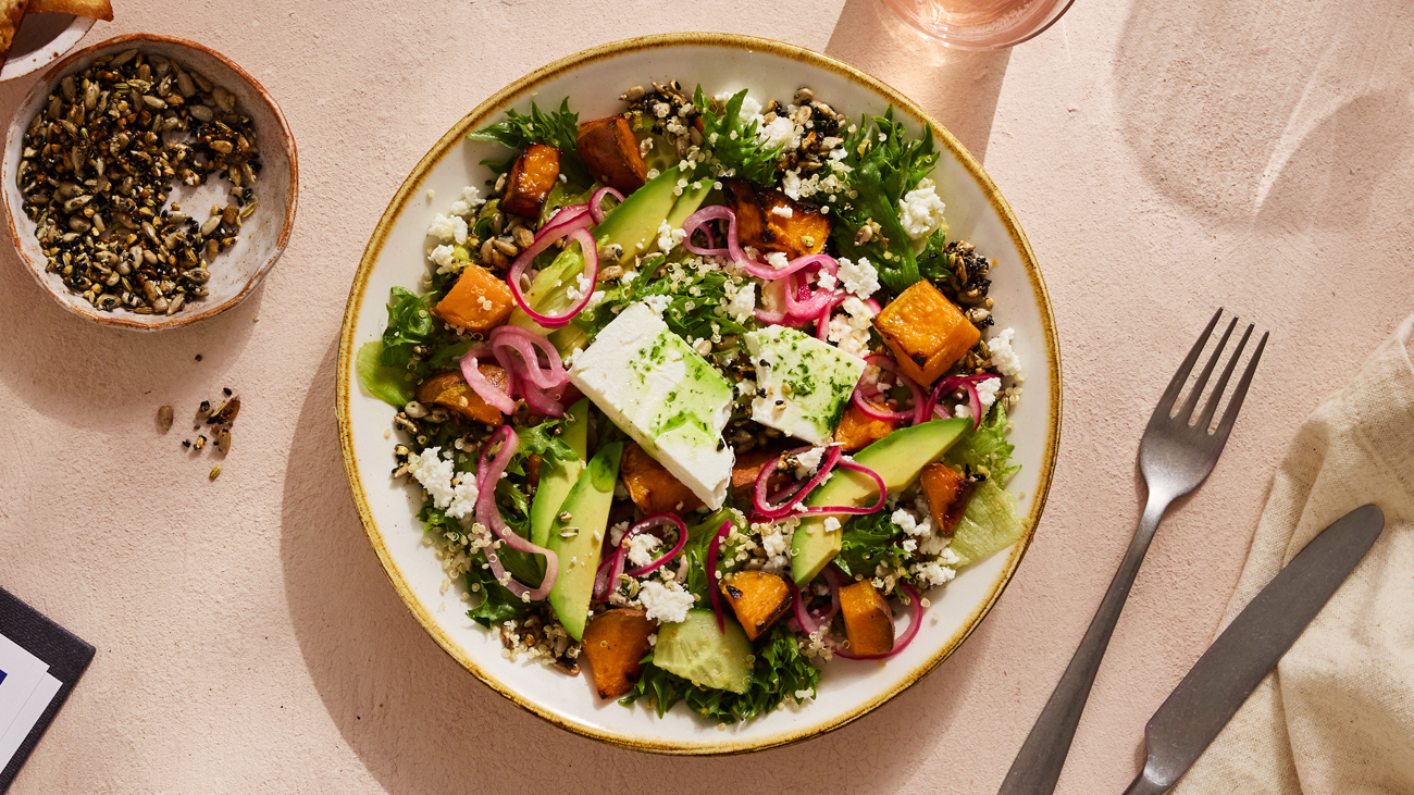 Feta & Sweet Potato Salad
